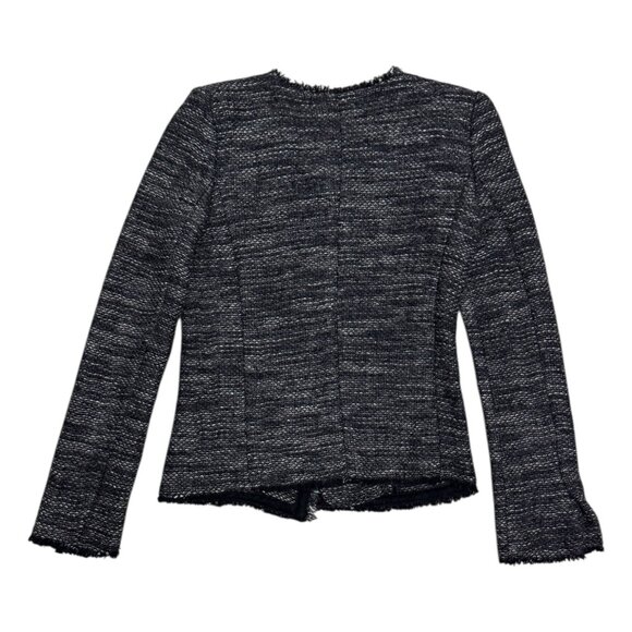 ISABEL MARANT Tweed Knit Virgin Wool Luxury Designer Blazer Jacket Womens XS - Picture 4 of 5
